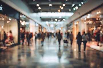 Blurred indoor shopping mall scene (1)