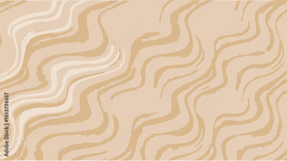 Poster minimalist flat animal print background with soft zebra stripes in a seamless pattern, ideal for fas