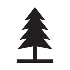 Fototapeta premium Pine Tree Icon Silhouette