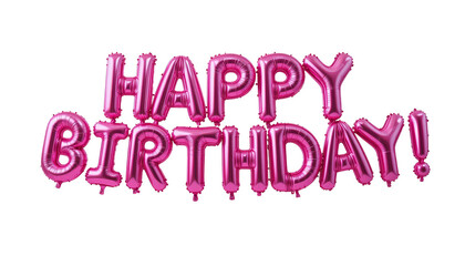 Fototapeta premium Happy Birthday Balloons Floating for Party Celebration