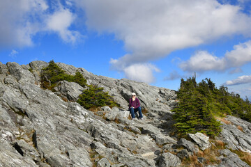 Fototapeta premium Perched Near Top of Jays Peak