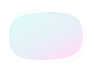 シンプルで抽象的な水色とピンクのグラデーションの液体シェイプと線 - おしゃれな背景や装飾 Blob