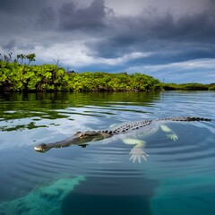 crocodile, alligator, beautiful crocodile photos