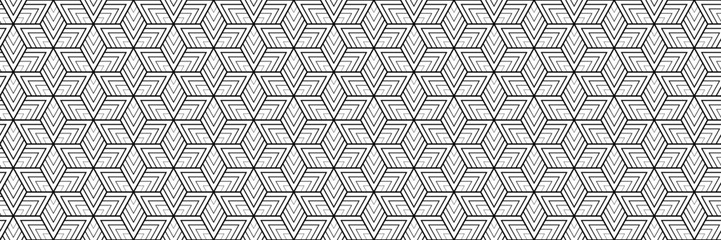 horizontal seamless black blended diamond shape pattern on white for design and background.