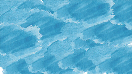 Blue watercolor brush strokes abstract background image
