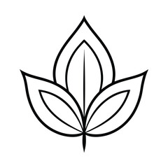 vector illustration of a leaf