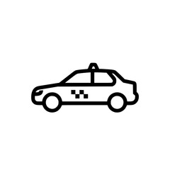 Obraz premium taxi car icon