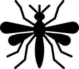 Mosquito silhouette icon