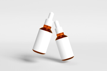 Blank Dropper Bottle Mockup