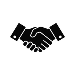 Vector illustration of Handshake Icon: Partnership, Agreement, Collaboration Symbol