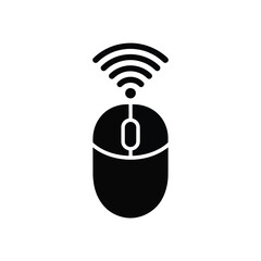 Vector illustration of Wireless Computer Mouse Icon: Perfect for Websites and Apps