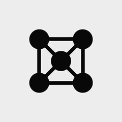 Vector illustration of Network Connection Icon:  Graphic Element for Website, App, and Design Projects