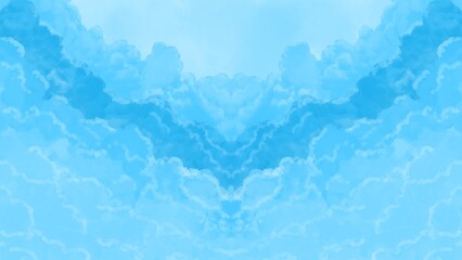 Aqua Blue Sky Texture Background.