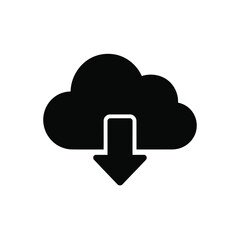 Vector illustration of Cloud Computing: Data Transfer Icon - Simple & Efficient
