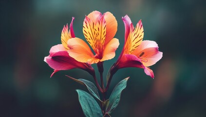 Fototapeta premium Vibrant blossoms in soft focus