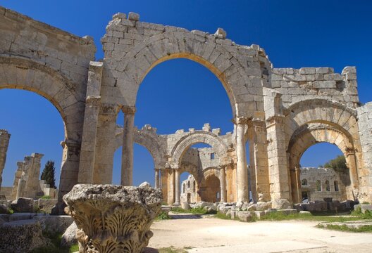 The Church of Saint Simeon Stylites can be traced back to the 5th century, located in the northwestern part of Aleppo, Syria. 