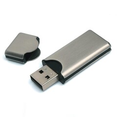 usb flash drive isolated on white background 