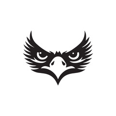 Obraz premium eagle eye vector illustration