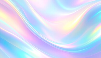 Holographic iridescent color abstract background. AI generative