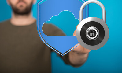 Safeguarding your cloud data with robust security measures.  Encryption and access control.