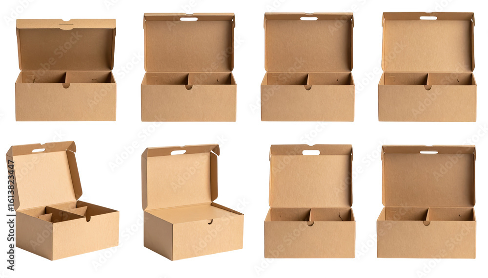 Poster versatile cardboard boxes, a comprehensive set for efficient storage and secure moving
