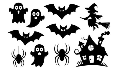set of halloween icons
