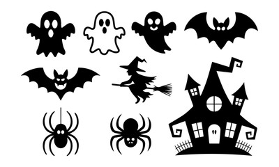 set of halloween icons