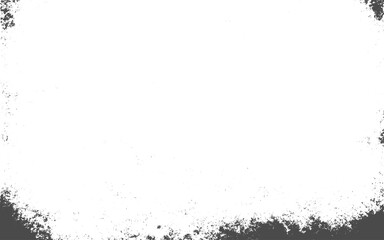 Grunge border vector background. Abstract overlay.Abstract dirty or aging frame. Dust particle and dust grain texture or dirt overlay use effect for frame with space for your text or image and vintage