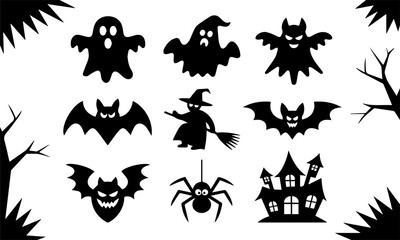 set of halloween icons