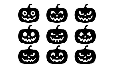 halloween pumpkin icons