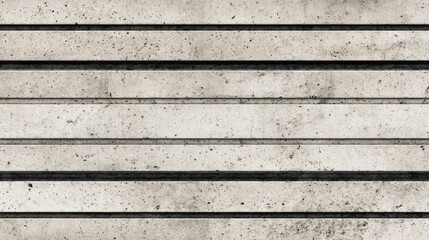 This view showcases a concrete wall featuring weathered horizontal lines and varied textures. It reflects an industrial look often found in urban landscapes, emphasizing age and wear