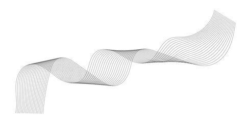 Abstract wave element for design. Digital frequency track equalizer. 