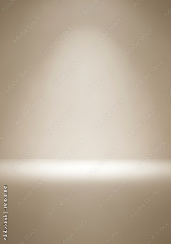 Poster studio setting backdrop featuring soft natural illumination for product presentation or minimalist