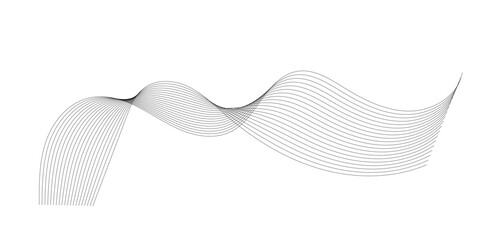 Abstract colorful wave element for design