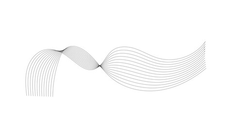 Abstract colorful wave element for design