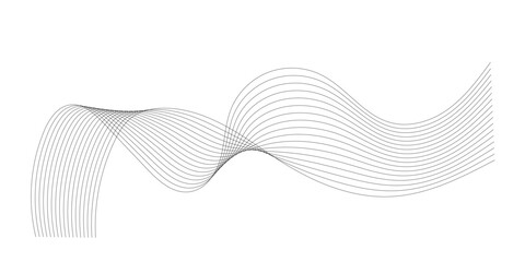 Abstract colorful wave element for design