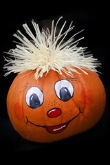 Joyful Painted Pumpkin