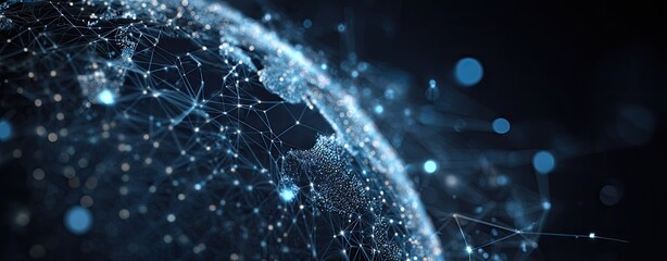 Global network of interconnected data points