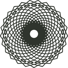 dark grey floral festive mandala background