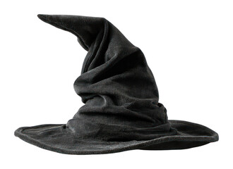 PNG Black witch hat halloween accessory clothing.
