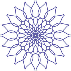 Floral modern mandala festive design