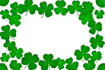 frame with clover
