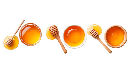series honey dripping from a spoon