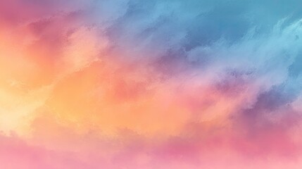 Colorful, soft cloudscapes