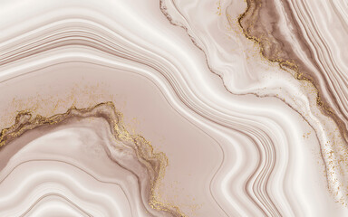 Swirling Marble Texture with Gold Glitter Accents background