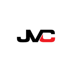 Initials JVC Letters Logo Design