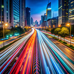 Fototapeta premium traffic in hong kong