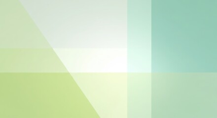 Fototapeta premium Soft Green and Teal Geometric Background abstract pattern