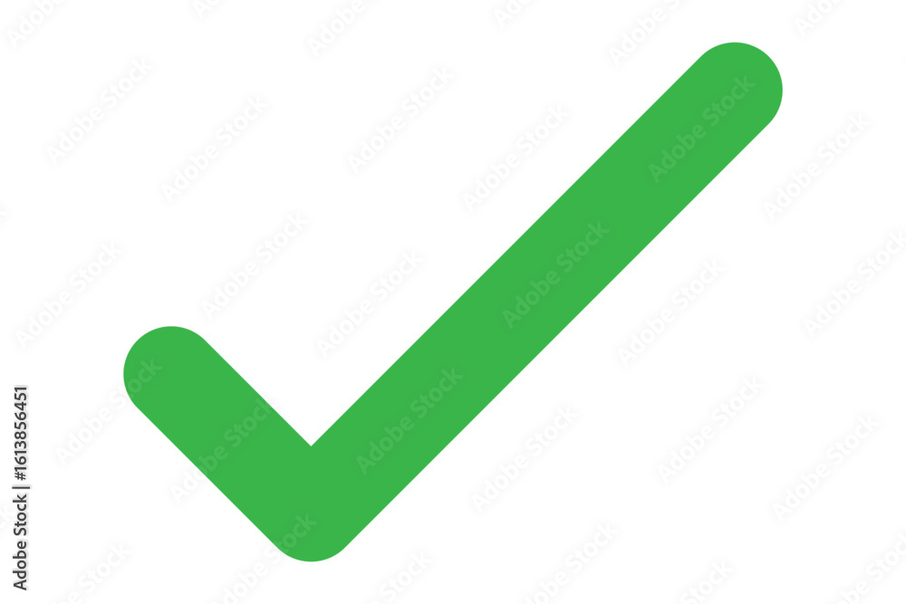 Poster check mark icons. green checkmark and red cross mark icon set. green tick and red x. symbols of appr