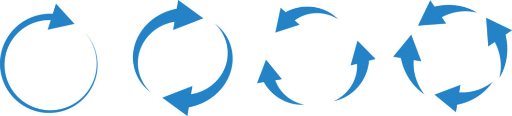 Refresh icons set. circle arrow vector. Work in progress sign, Rotation arrows icons, Circle arrows icons, rotation arrow icon symbol
